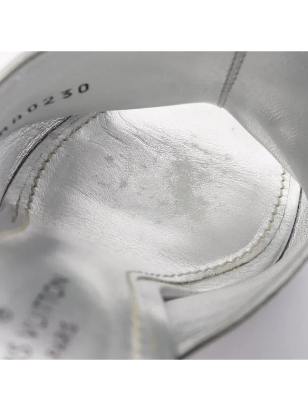 Louis Vuitton Mules Indiana Line Silver Leather